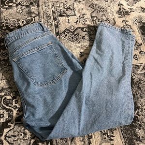 H&M light denim mom jeans